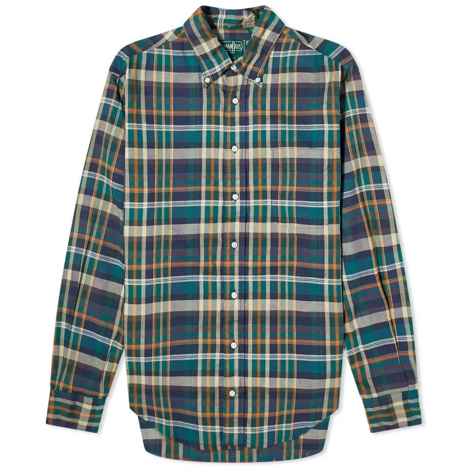 Button Down Madras Check Shirt