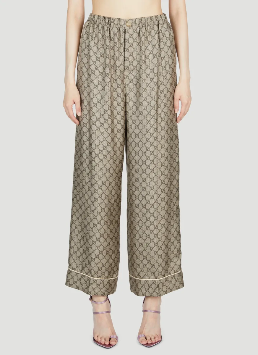 GG Supreme Silk Pants