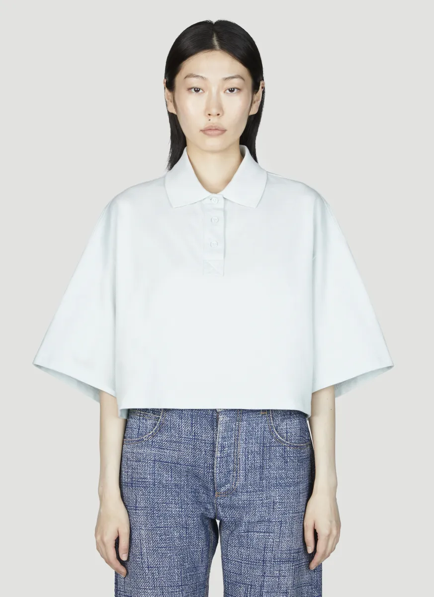 Cropped Polo Shirt