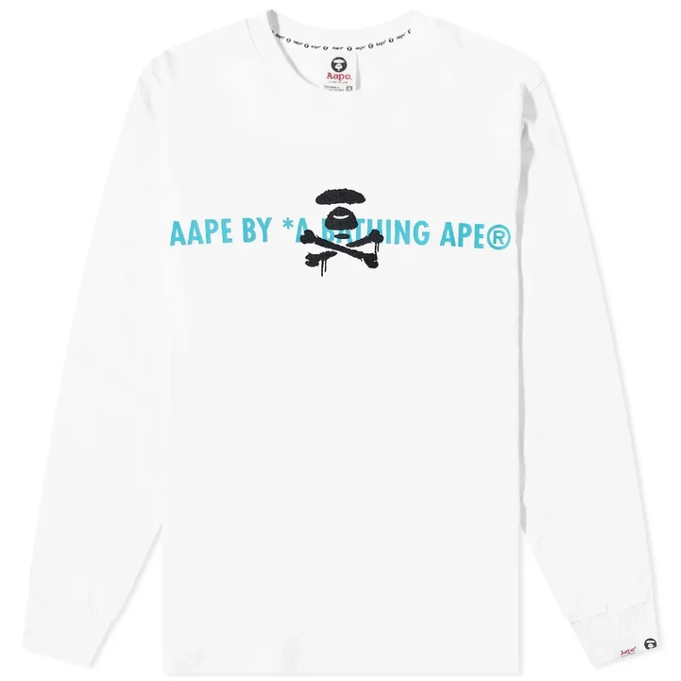 AAPE Long Sleeve Tag T-Shirt