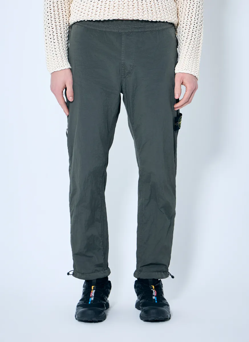 Crinkled Track Pants