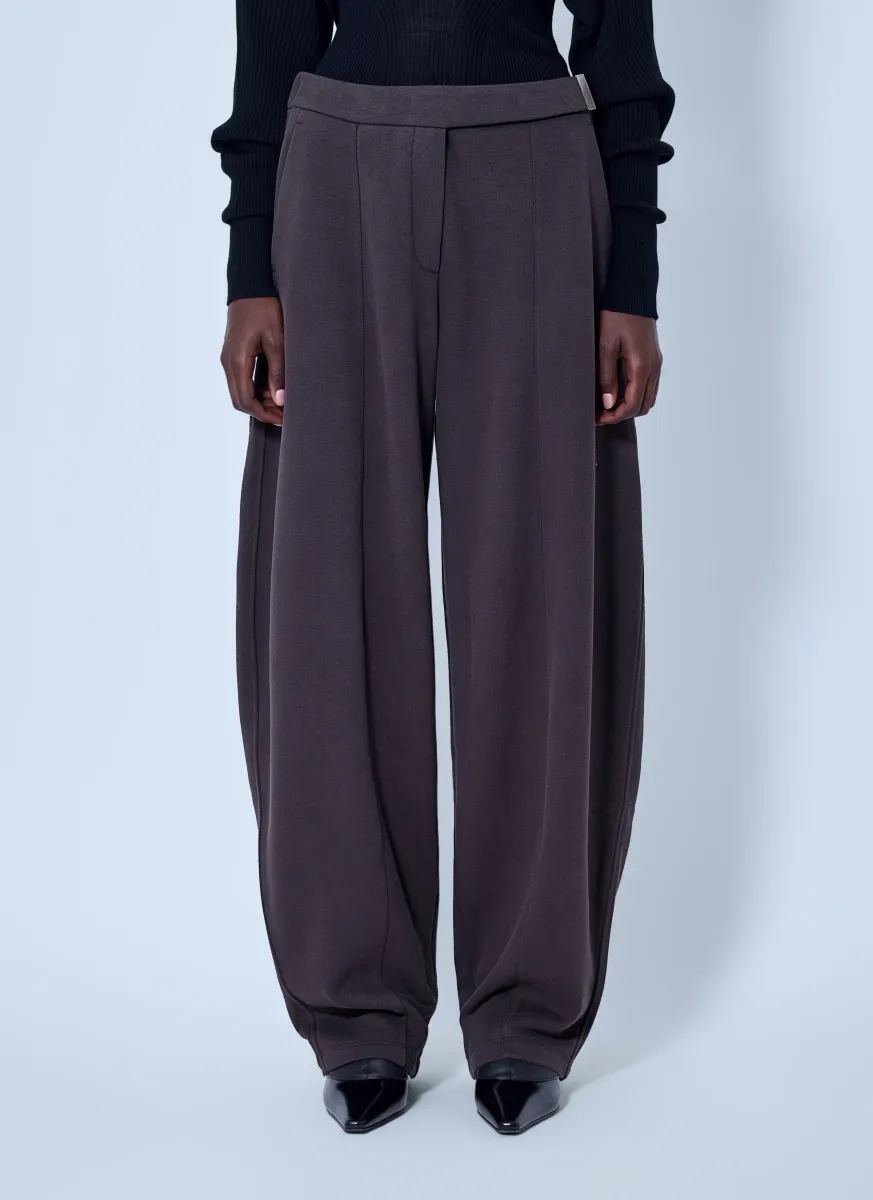 Wide-Leg Tailored Trousers