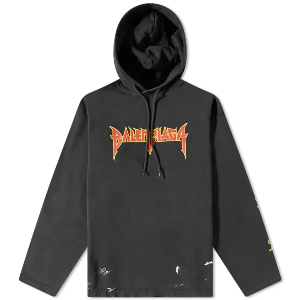 Metal Logo Popover Hoody