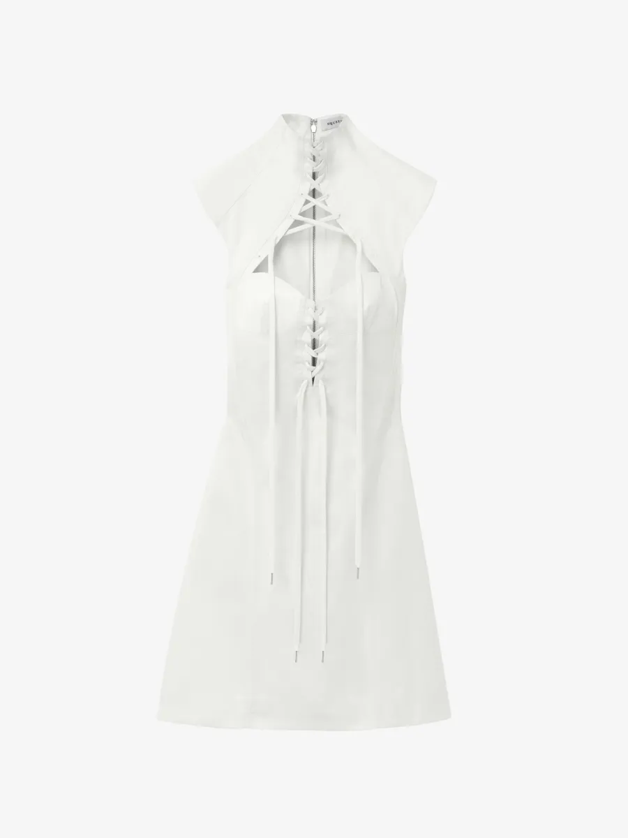 Cut-Out Corset Mini Dress