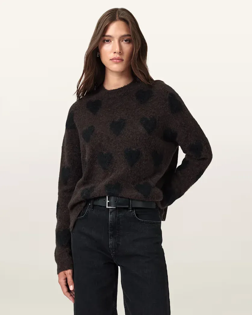 Amora Jacquard Brushed Jumper