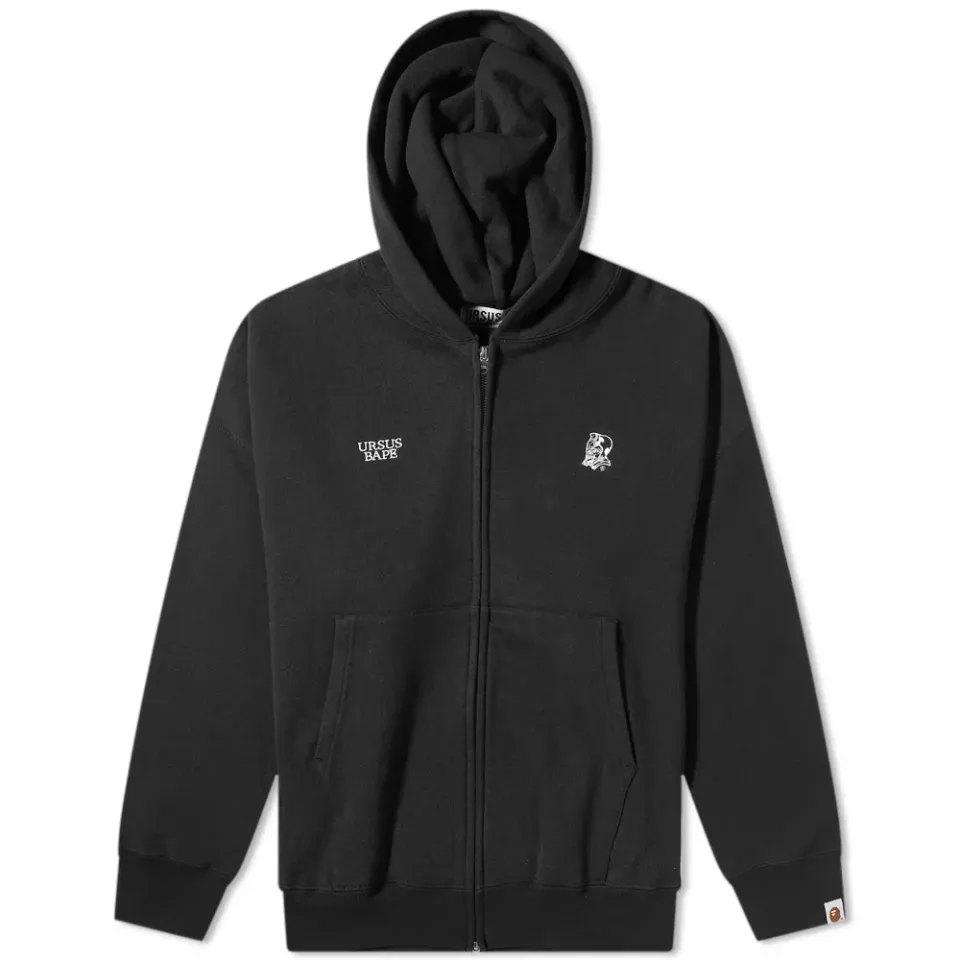 Ursus Loose Fit Zip Up Hoodie