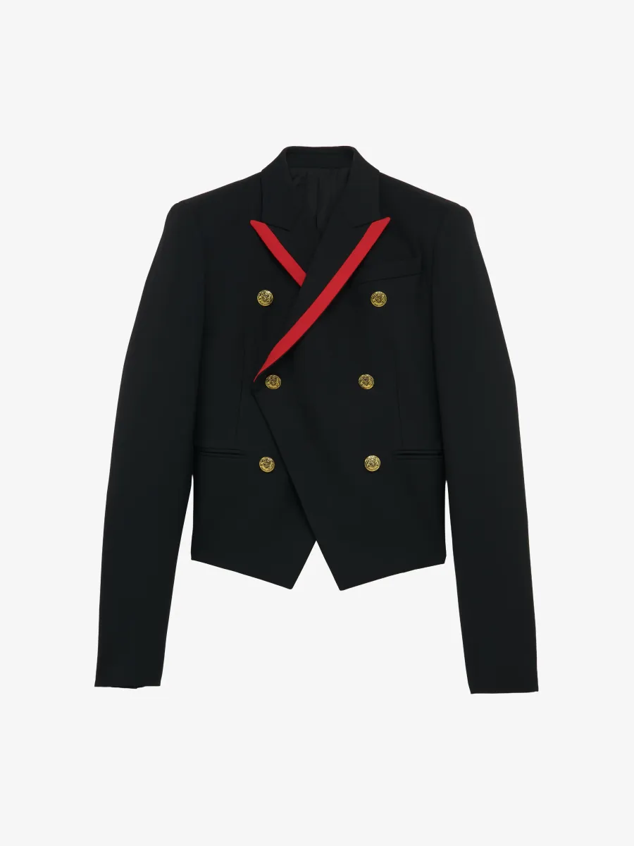 Uniform Double-breasted Jacket