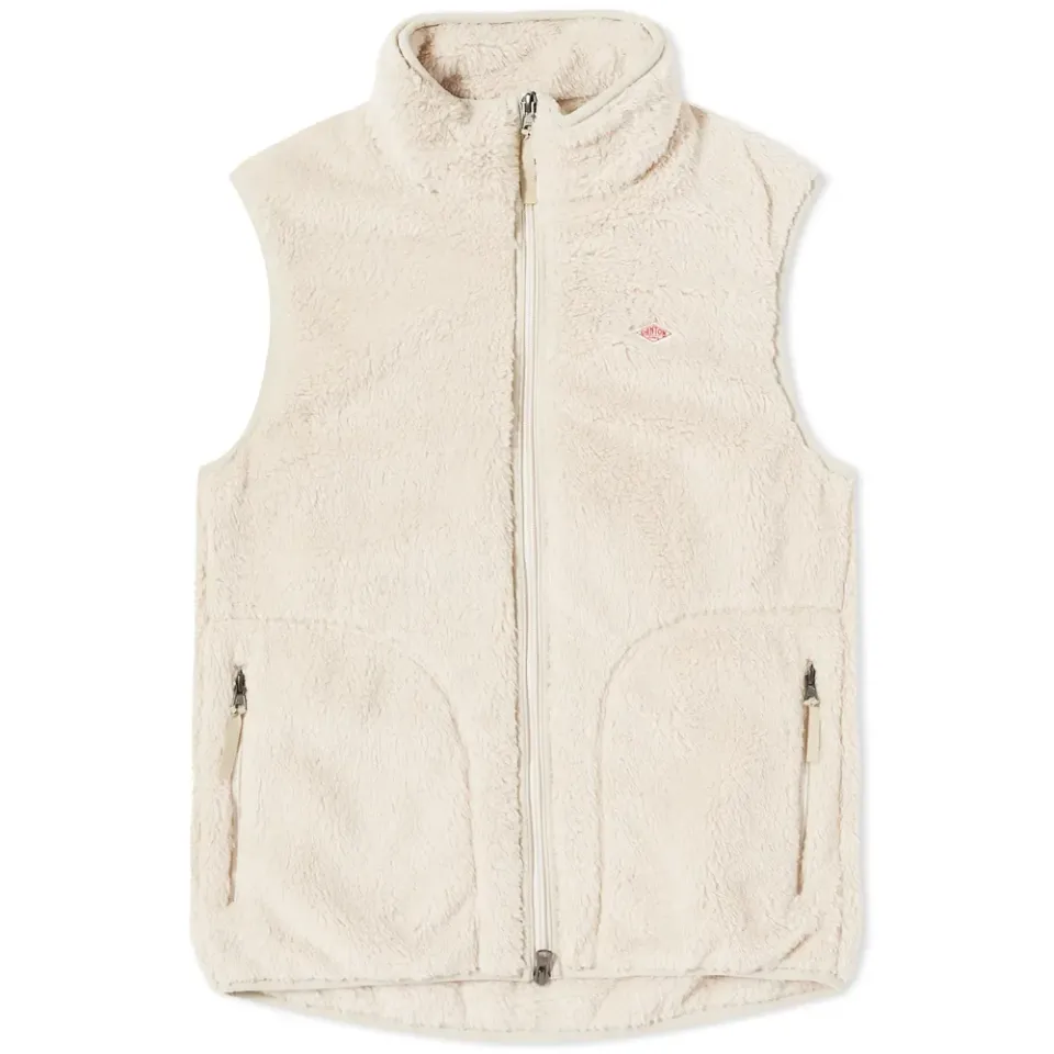 High Pile Fleece Stand Collar Vest