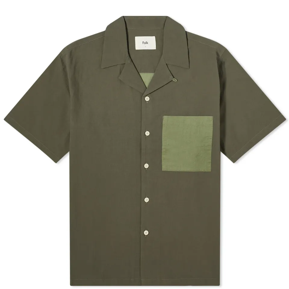 Short Sleeve Soft Collar Shirt