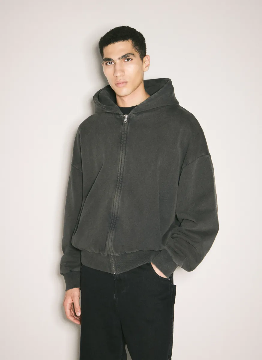 Thermal Hooded Sweatshirt