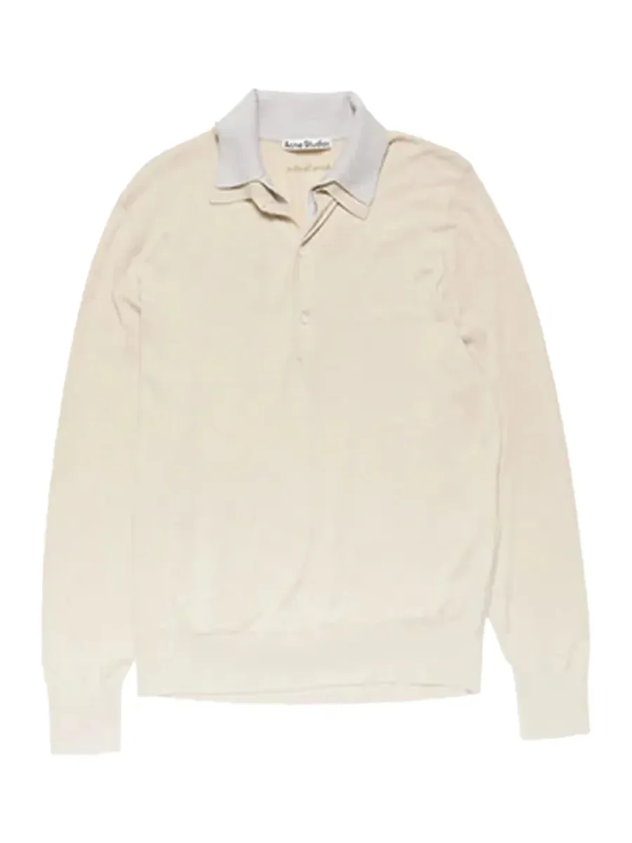 Women Layered Jumper Beige Grey