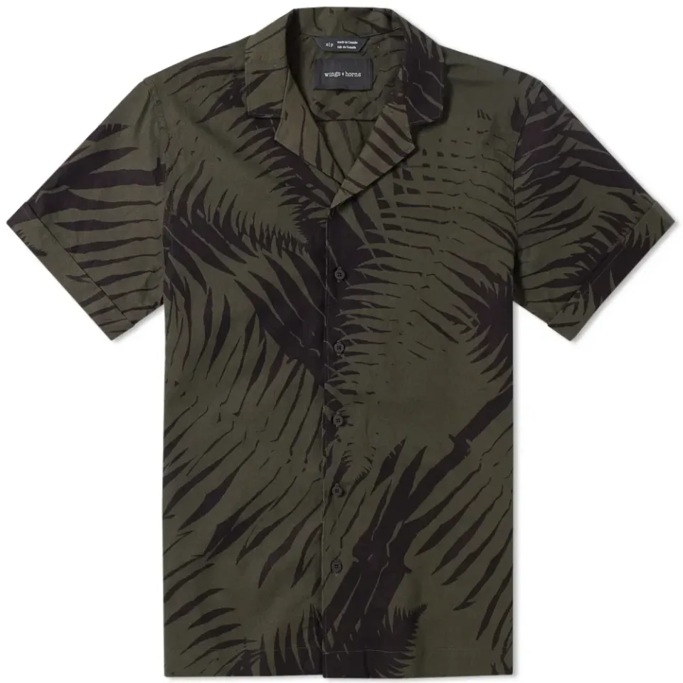 Short Sleeve Sword Fern Vacation Shirt