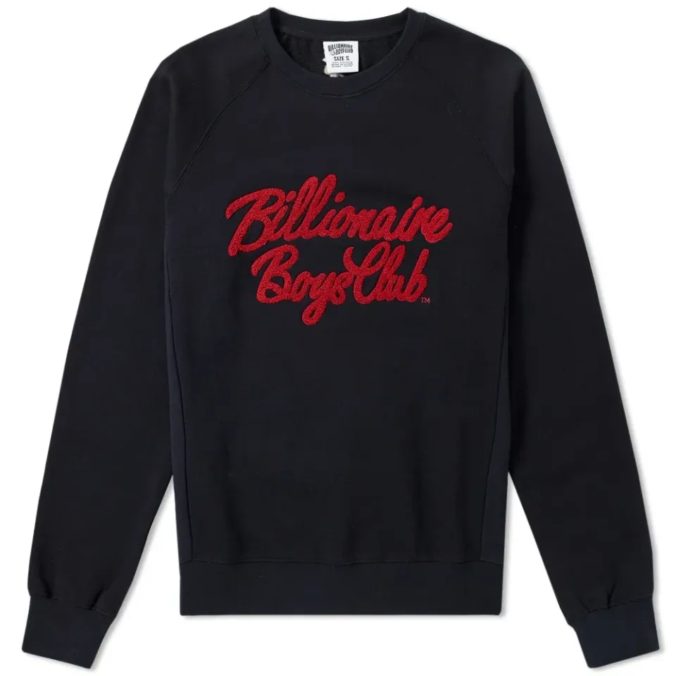 Chenille Script Crew Sweat