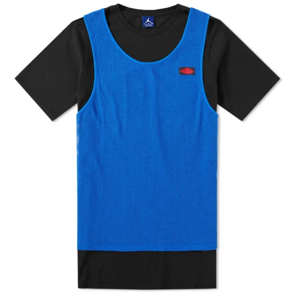 Mesh Slight Overlay Tee