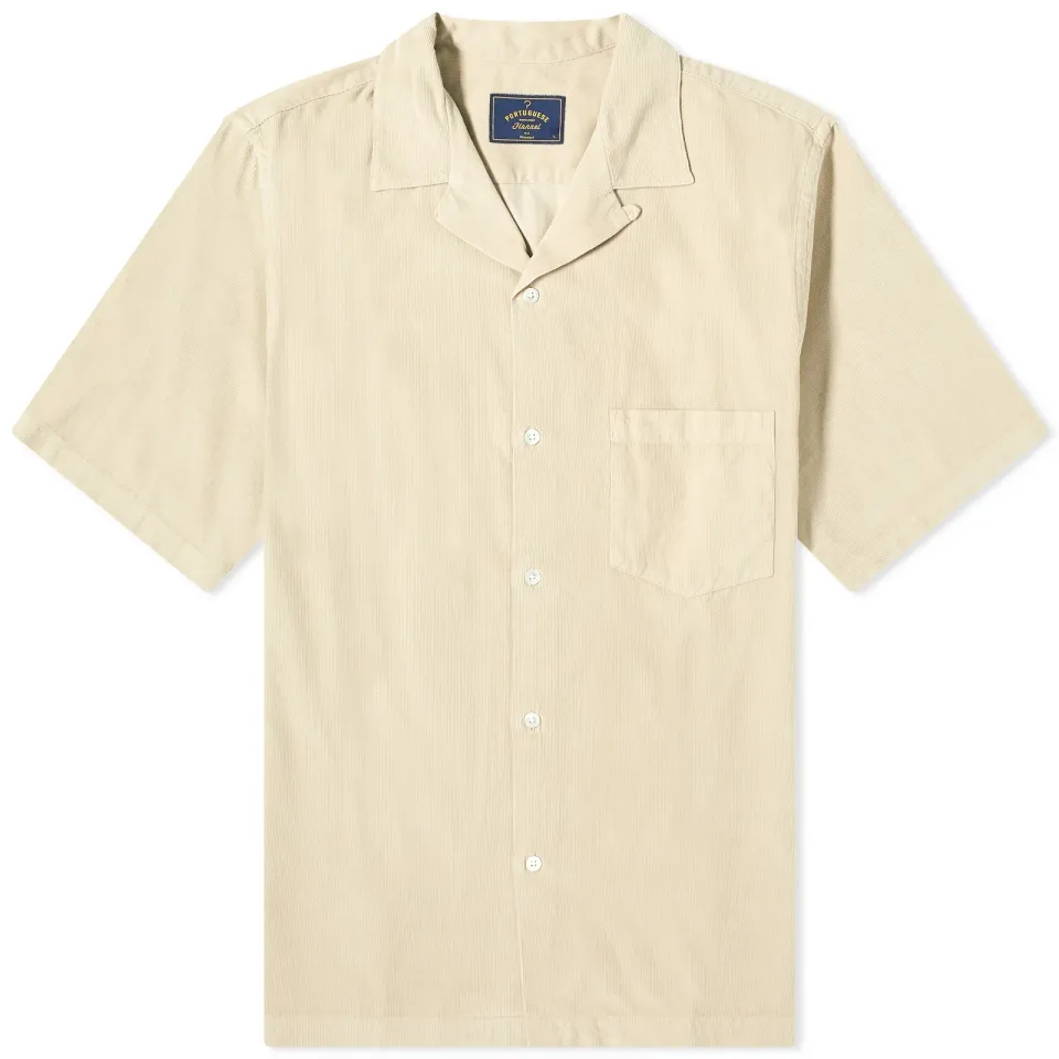 Cord Camp Collar Vacation Shirt