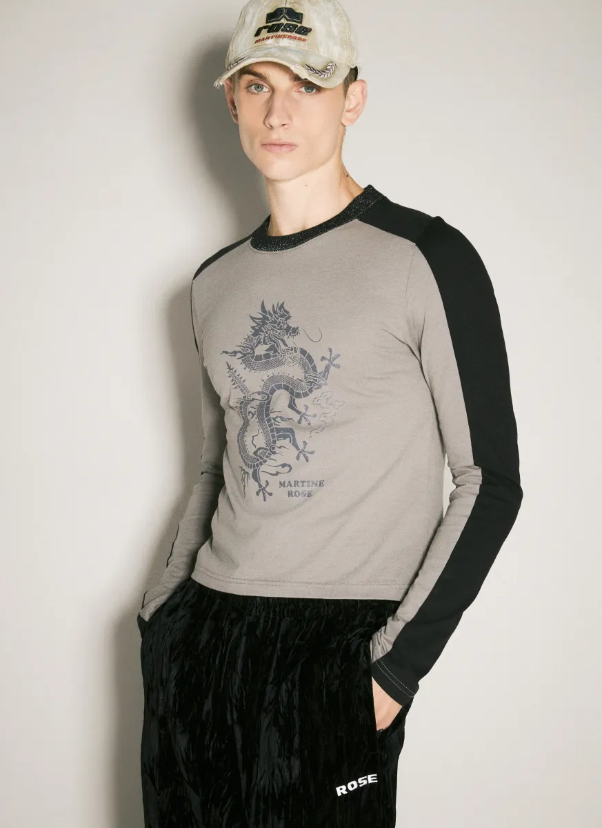 Long-Sleeve Shrunken T-Shirt