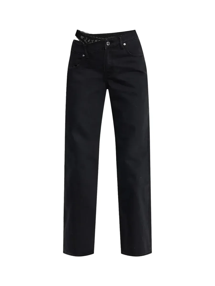 waistband trousers W.Black