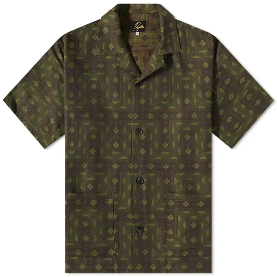 Ethnic Jacquard Cabana Vacation Shirt