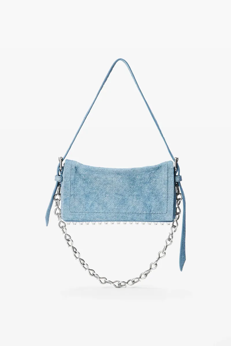 Denim Ricco Slim Flap Bag