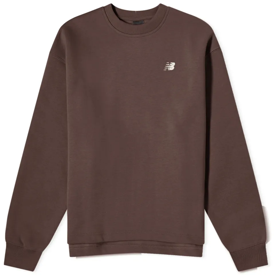 Linear Heritage Brushed Back Fleece Crewneck