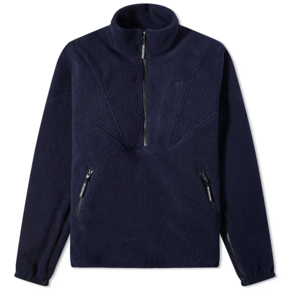 Faux Shearling Fleece Tech Zip Jacket