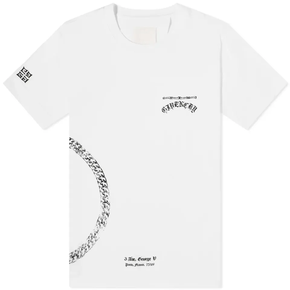 Circle Chain Print Tee