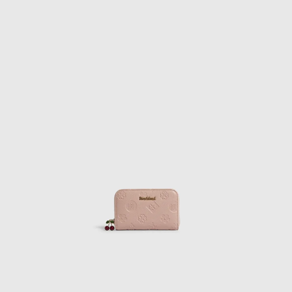 Grain Monogram Medium Embossed Purse