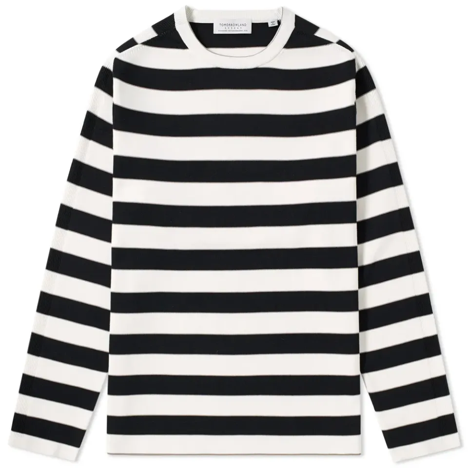 Smooth Plating Crew Knit