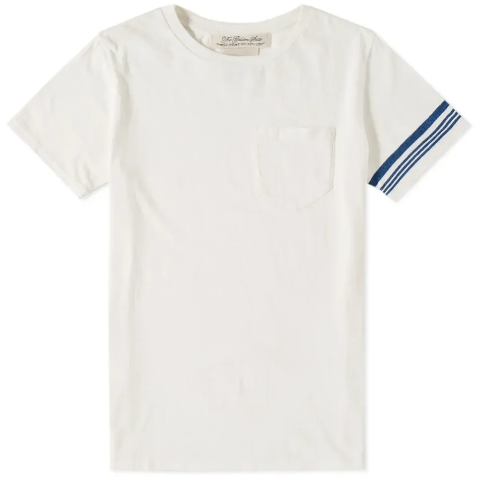 Stripe Sleeve Pocket Tee