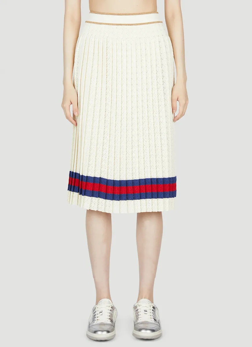 G Rhombus Knit Skirt