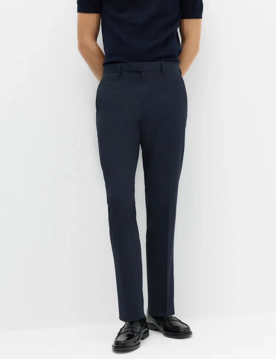 Skinny Fit Stretch Ultimate Suit Trousers Navy