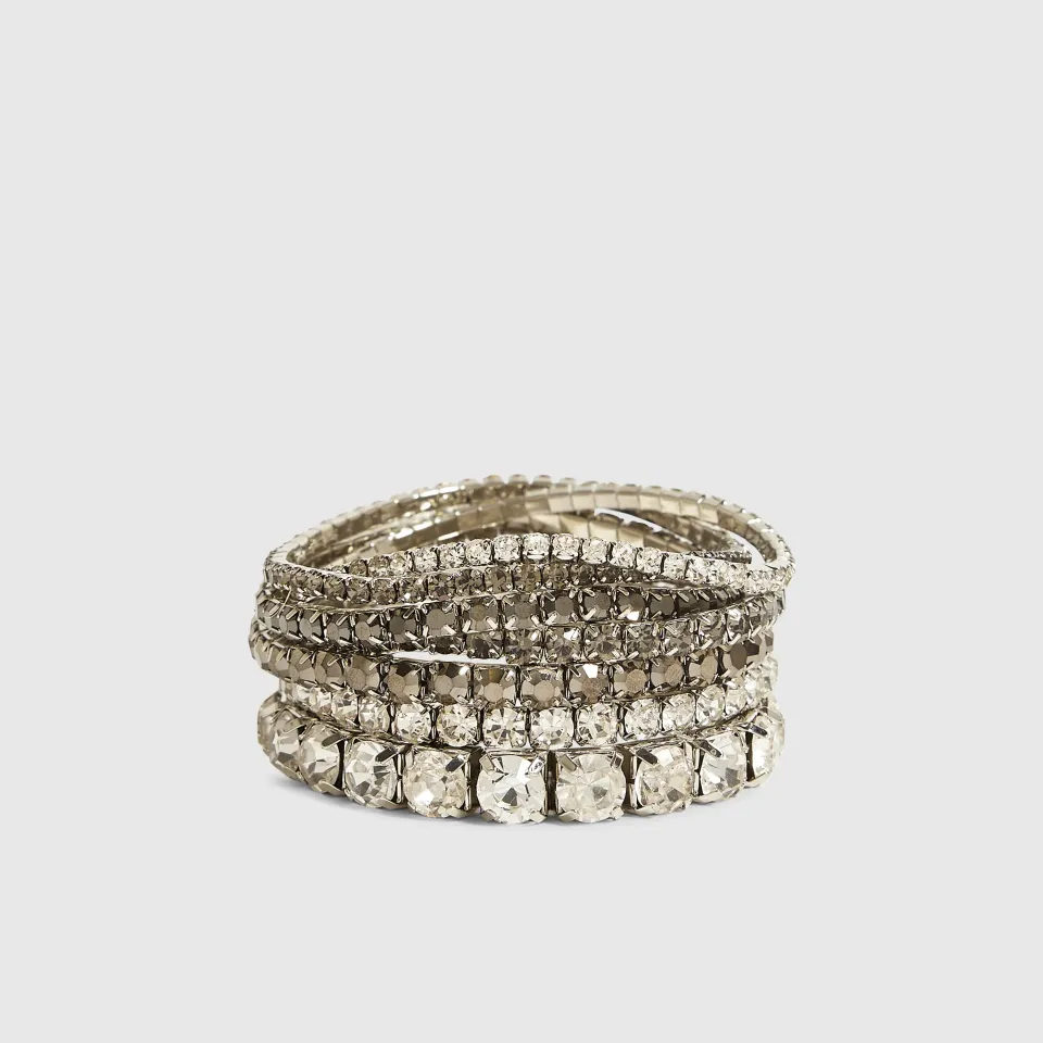 Diamante Cupchain Stretch Bracelet Set