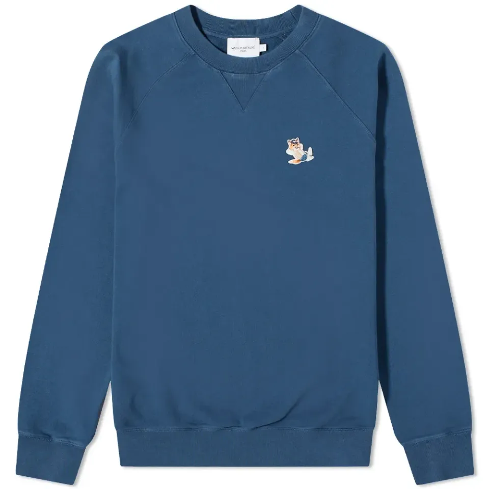 Dressed Fox Patch Classic Crew Sweat