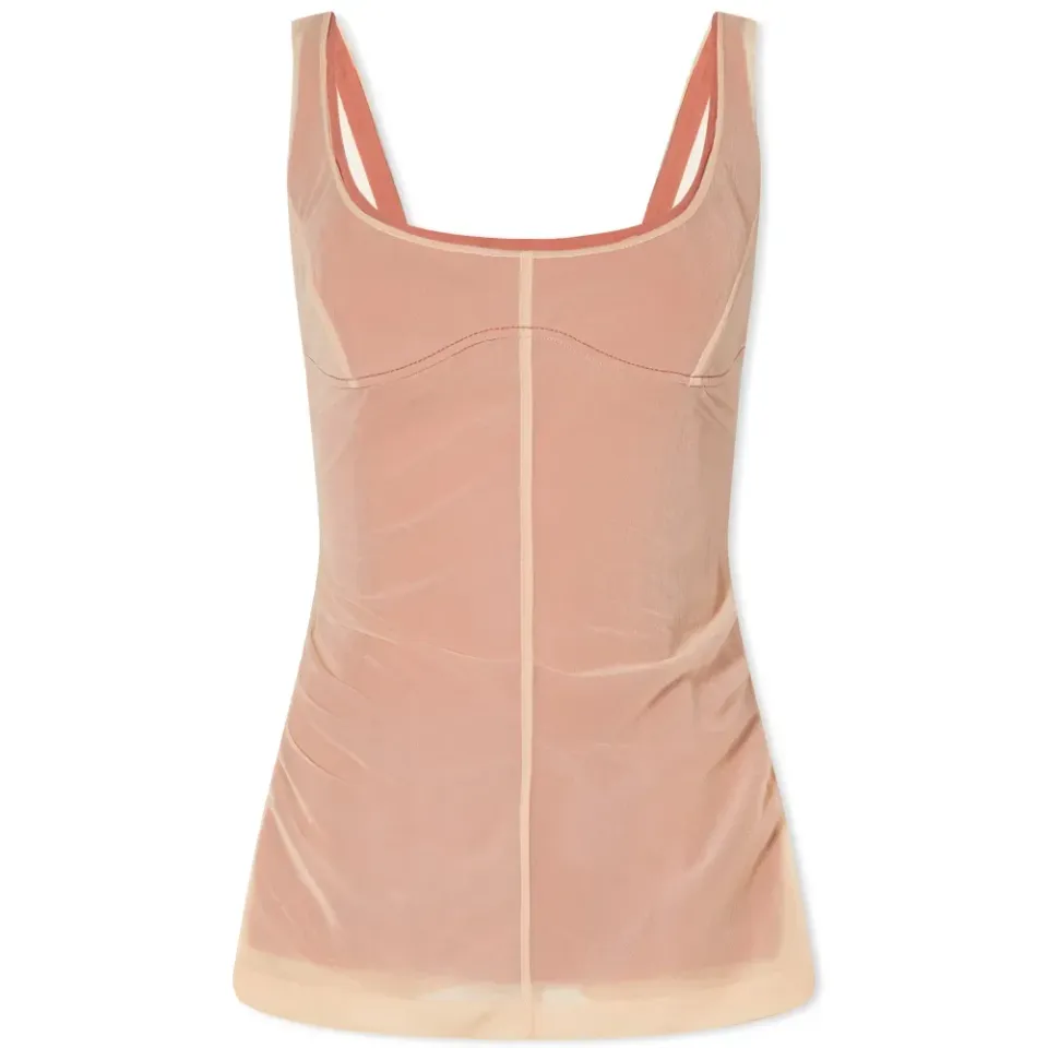 Telly Fluid Crepe Vest Top