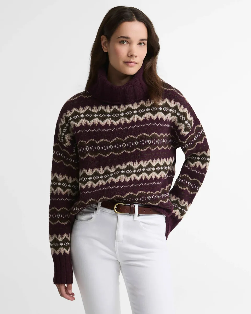 Helen Fair isle Roll-Neck Jumper