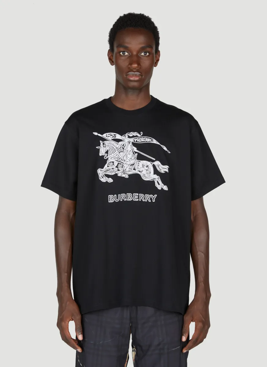 Embroidered EKD Cotton T-Shirt