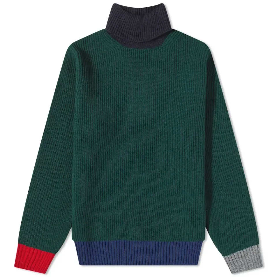 Contra Polo Neck Knit