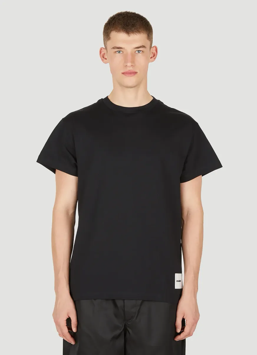 Set of Three Logo Print T-Shirts
