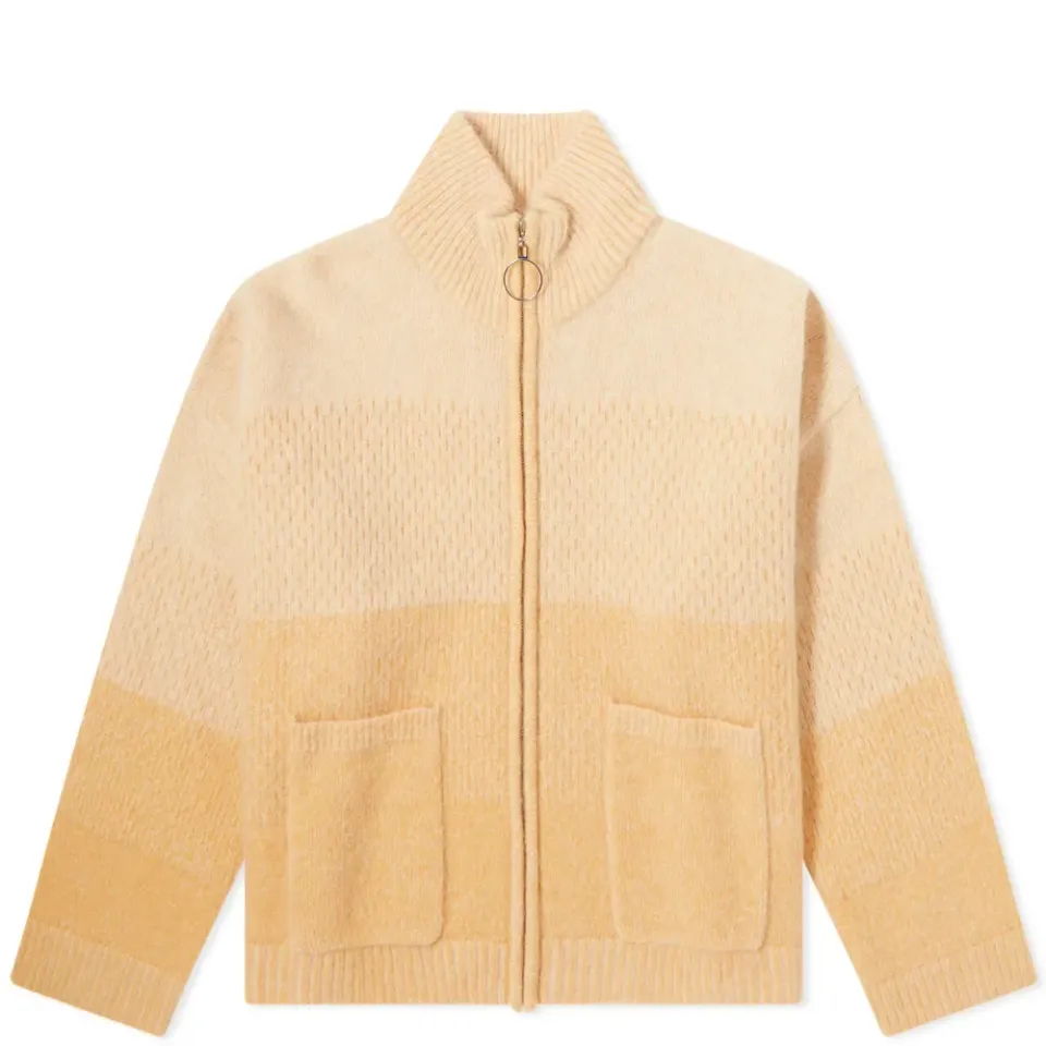 Tine Knitted Zip Up Cardigan