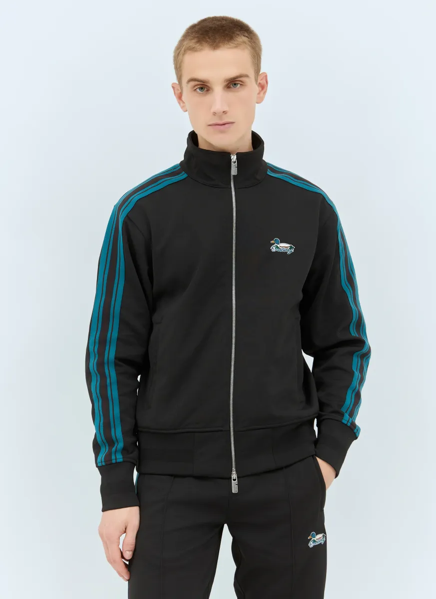 Striped Jersey Track Jacket