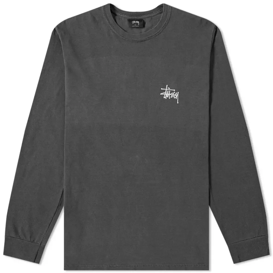 Long Sleeve Basic Pigment Dyed Tee