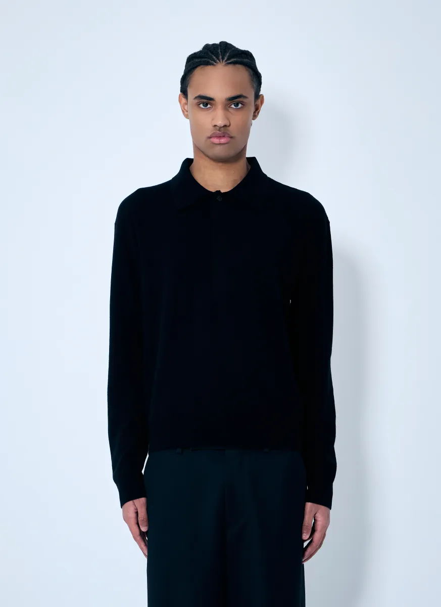 Wool Polo Shirt