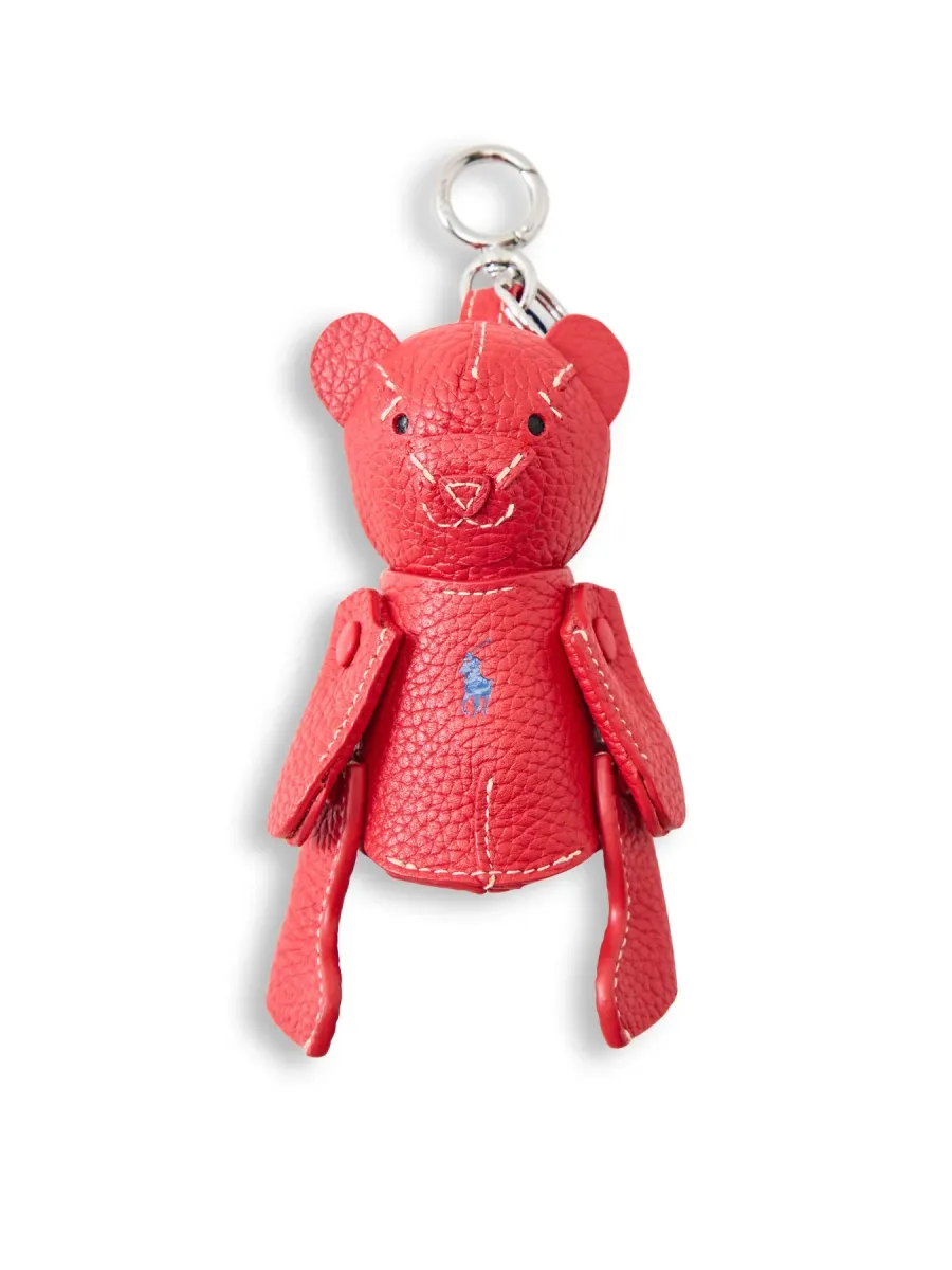 Shiny Drum Pebble Bear Charm Bag Charm