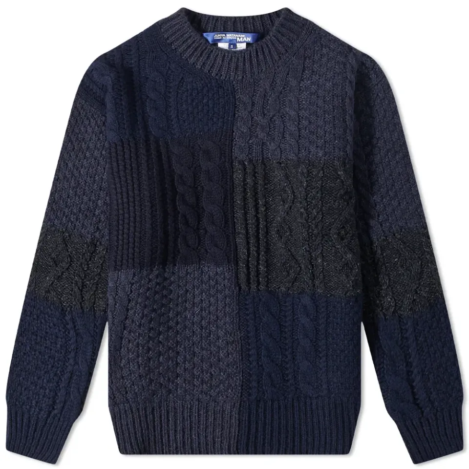 Mixed Cable Crew Knit