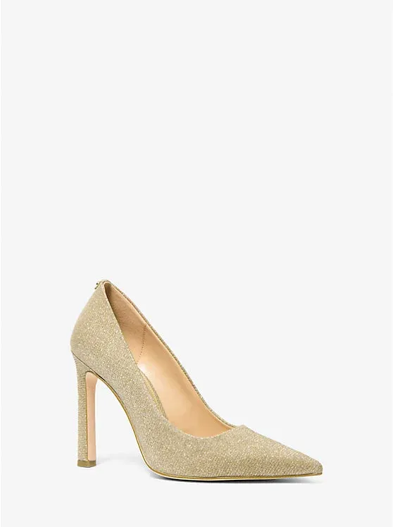 Amara Glitter Chain Mesh Mid Pump