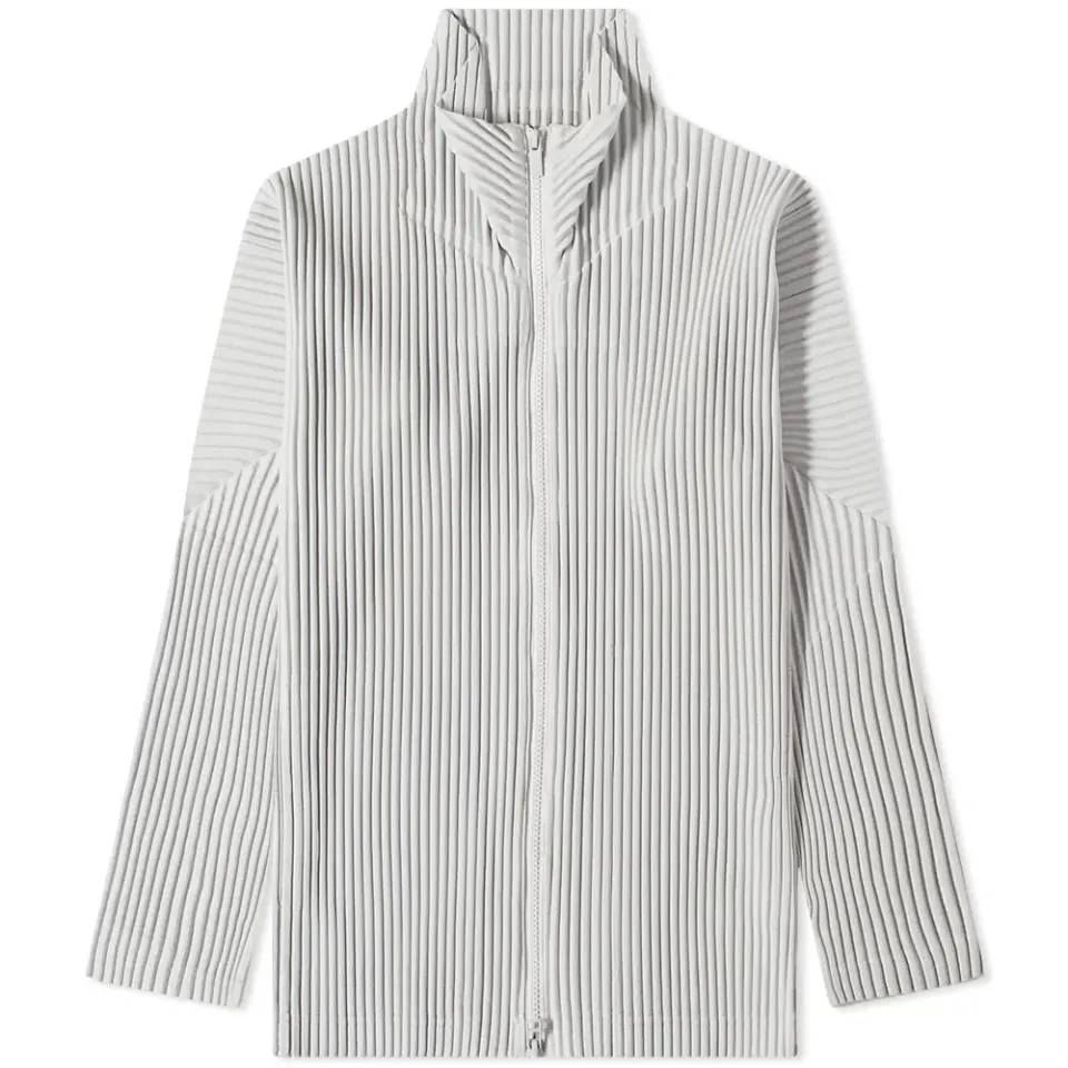 Pleated Zip Jacket