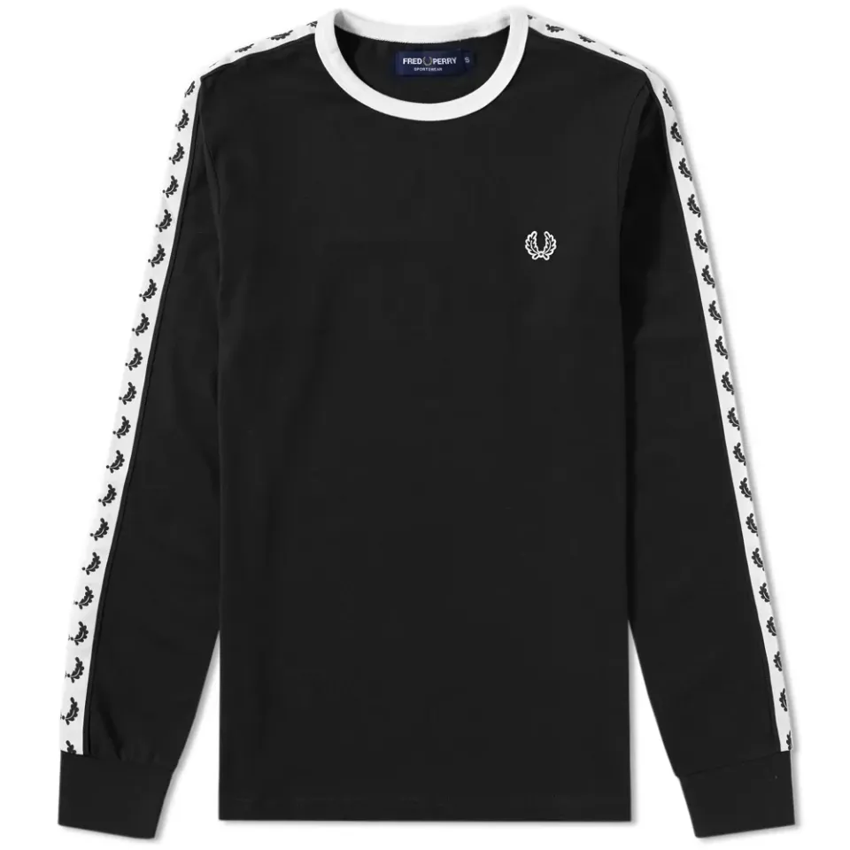 Fred Perry Long Sleeve Taped Ringer Tee