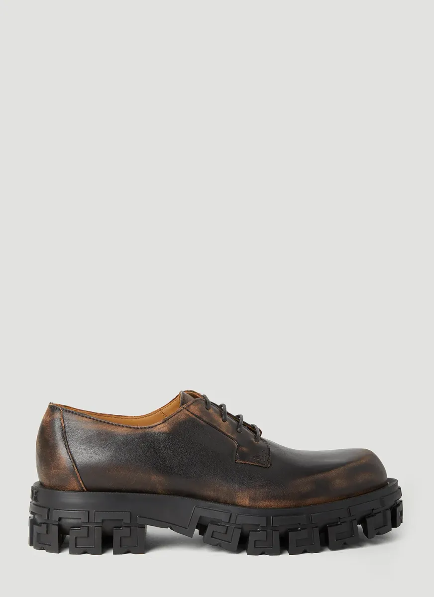 Greca Portico Derby Shoes