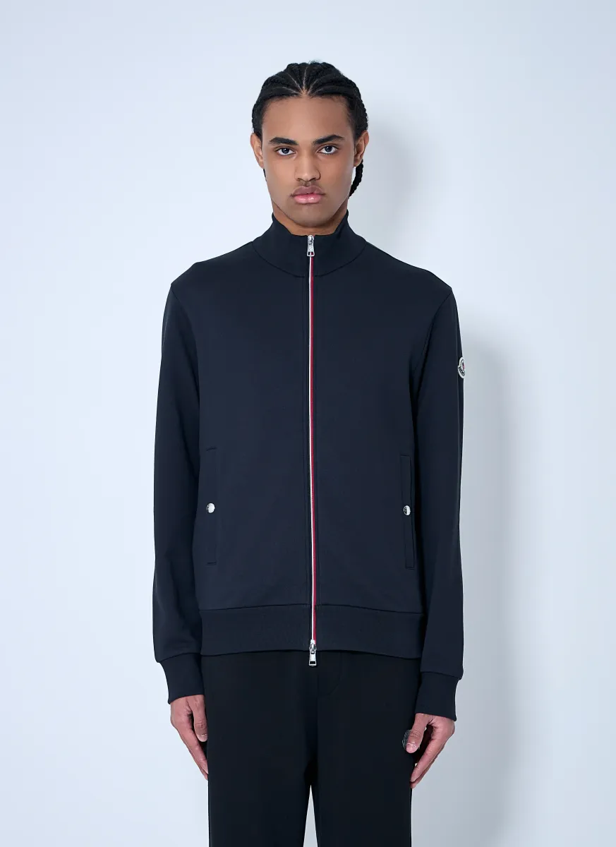 Cotton Zip-Up Cardigan