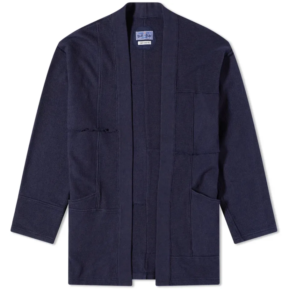 Waffle Cutover Haori Kimono Jacket